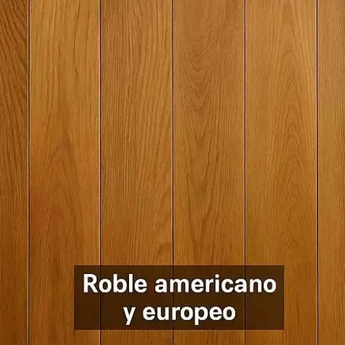 piso-madera-roble-muestra muestra de piso de madera de roble europeo y americano